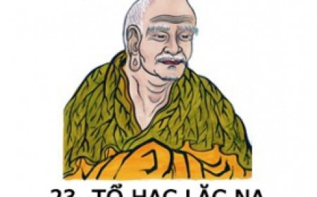 Sư tổ thiền tông đời thứ 23 Tổ Hạc Lạc Na