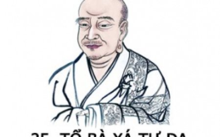 Sư tổ thiền tông đời thứ 25 Tổ Bà Xá Tư Đa