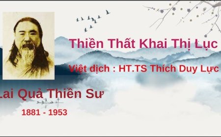 Thiền Thất Khai Thị Lục Thích Duy Lực