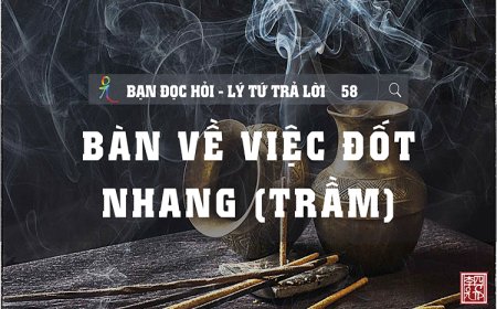Bàn Về Việc Đốt Nhang Trầm