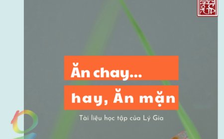 Ăn Chay Hay Ăn Mặn
